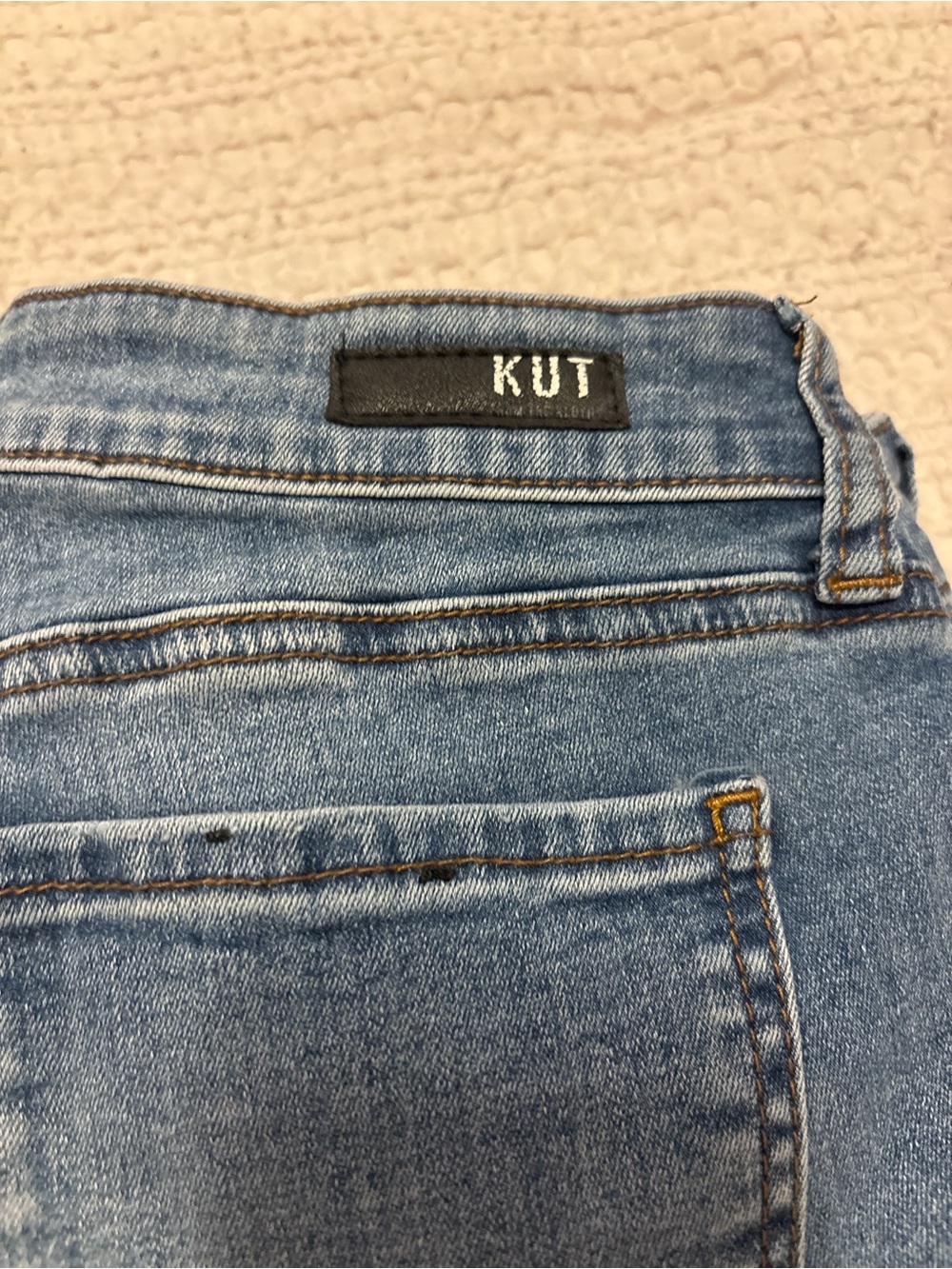 Kut from the Kloth Light Blue High-Rise Denim Jeans